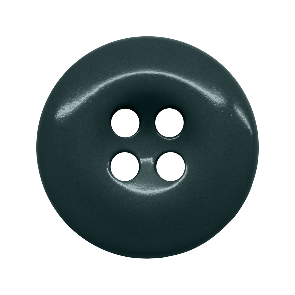 Work Pants Buttons in dark green with four holes—ideal as replacement fasteners for industrial work pants—shown on a white background.
