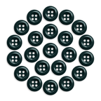 The Work Shirt Buttons 22 Pack features durable replacement buttons arranged in a neat circle pattern on a white background.