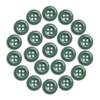 Work Shirt Buttons 22 Pack are arranged in a circular pattern on a white background.