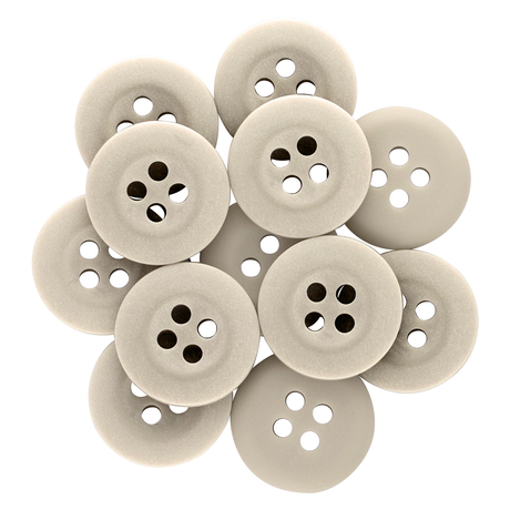 Khakis, Chinos and Casual Cotton Pant Buttons clustered in a circle on a white background—ideal replacement buttons for your casual cotton pants.