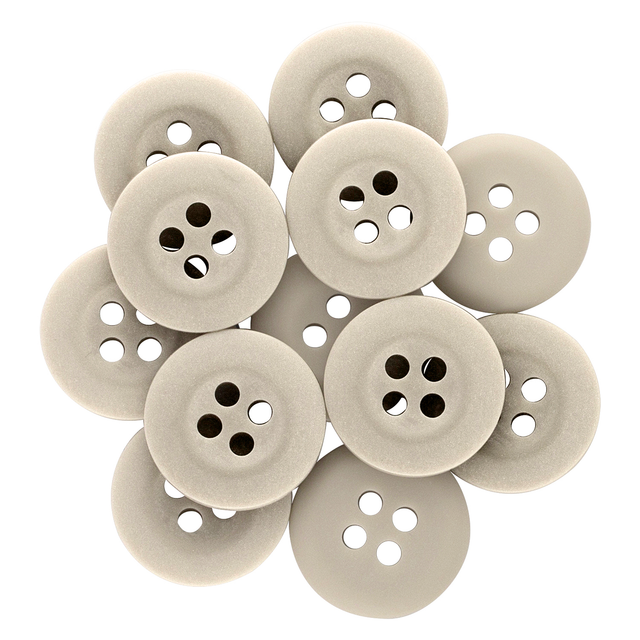 Khakis, Chinos and Casual Cotton Pant Buttons clustered in a circle on a white background—ideal replacement buttons for your casual cotton pants.