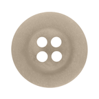 The Khakis, Chinos and Casual Cotton Pant Button is a beige, round, four-hole button—perfect for replacing buttons on khaki pants—shown on a white background.