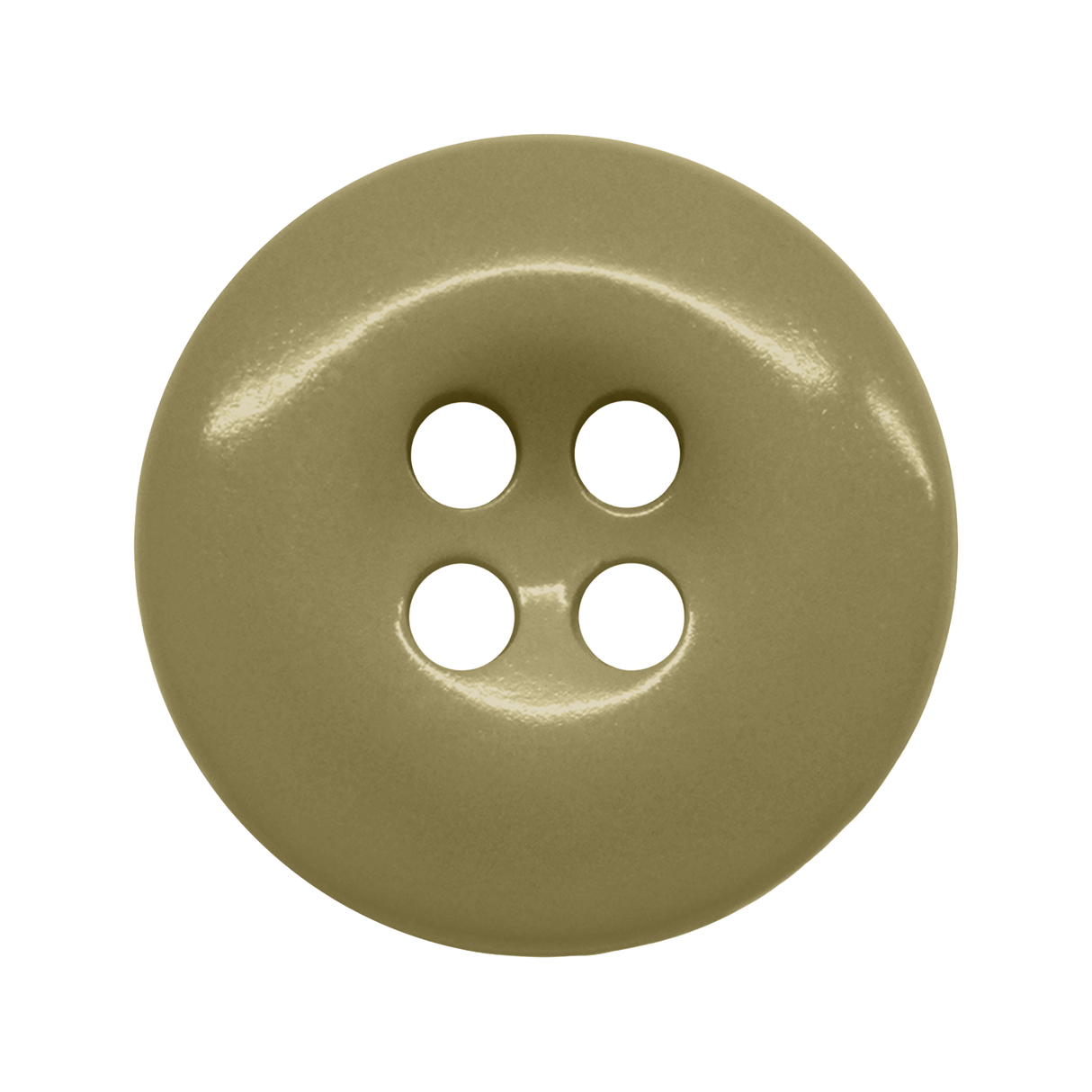 The Work Pants Buttons are round, four-hole, beige buttons with a smooth surface—perfect for industrial work pants thanks to their durable design.
