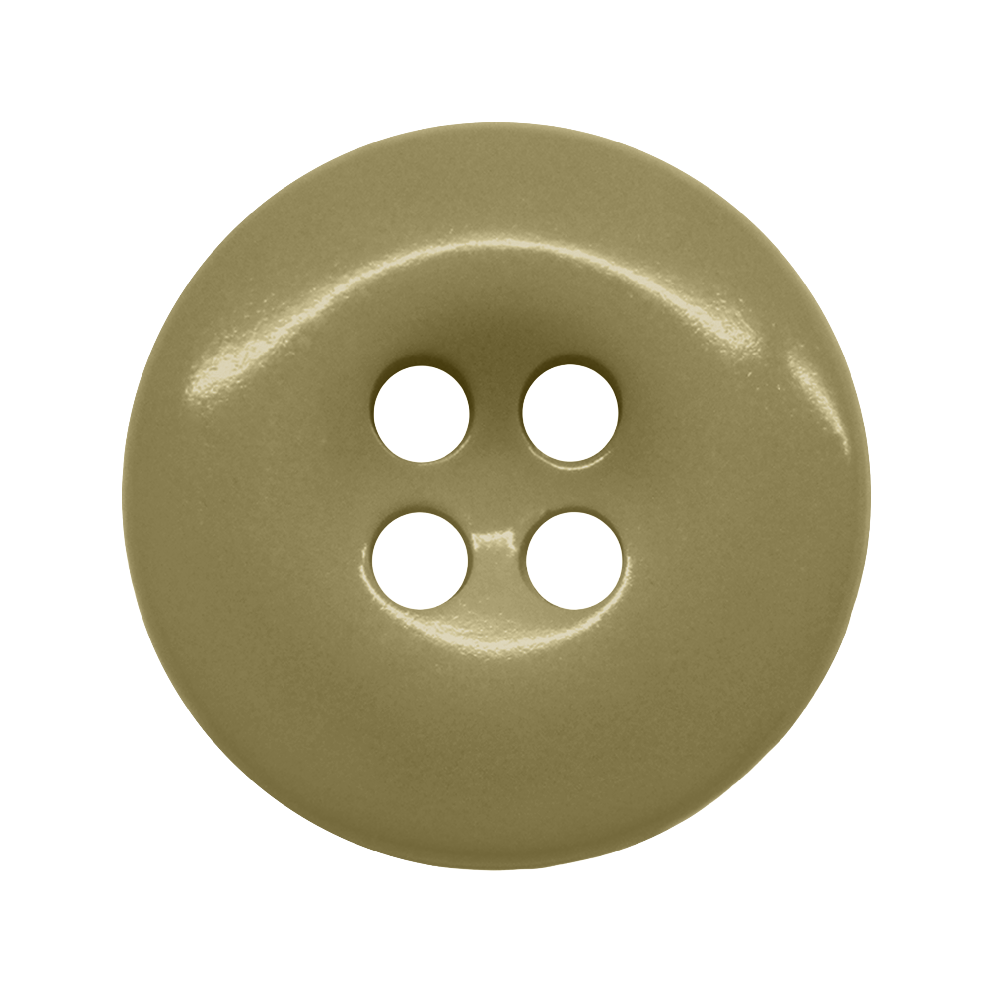 The Work Pants Buttons are round, four-hole, beige buttons with a smooth surface—perfect for industrial work pants thanks to their durable design.