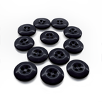 Twelve Work Pants Buttons are arranged in a circle on a white background.