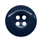 Work Pants Buttons: Dark blue, round, four-hole replacements for industrial work pants, shown on a white background.