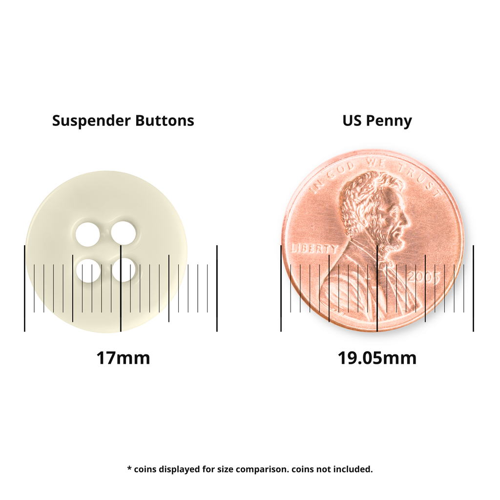 Suspender Brace Pant Buttons