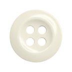 The Work Shirt Buttons 22 Pack features round, off-white, four-hole buttons—perfect for replacing or adding industrial work shirt buttons.