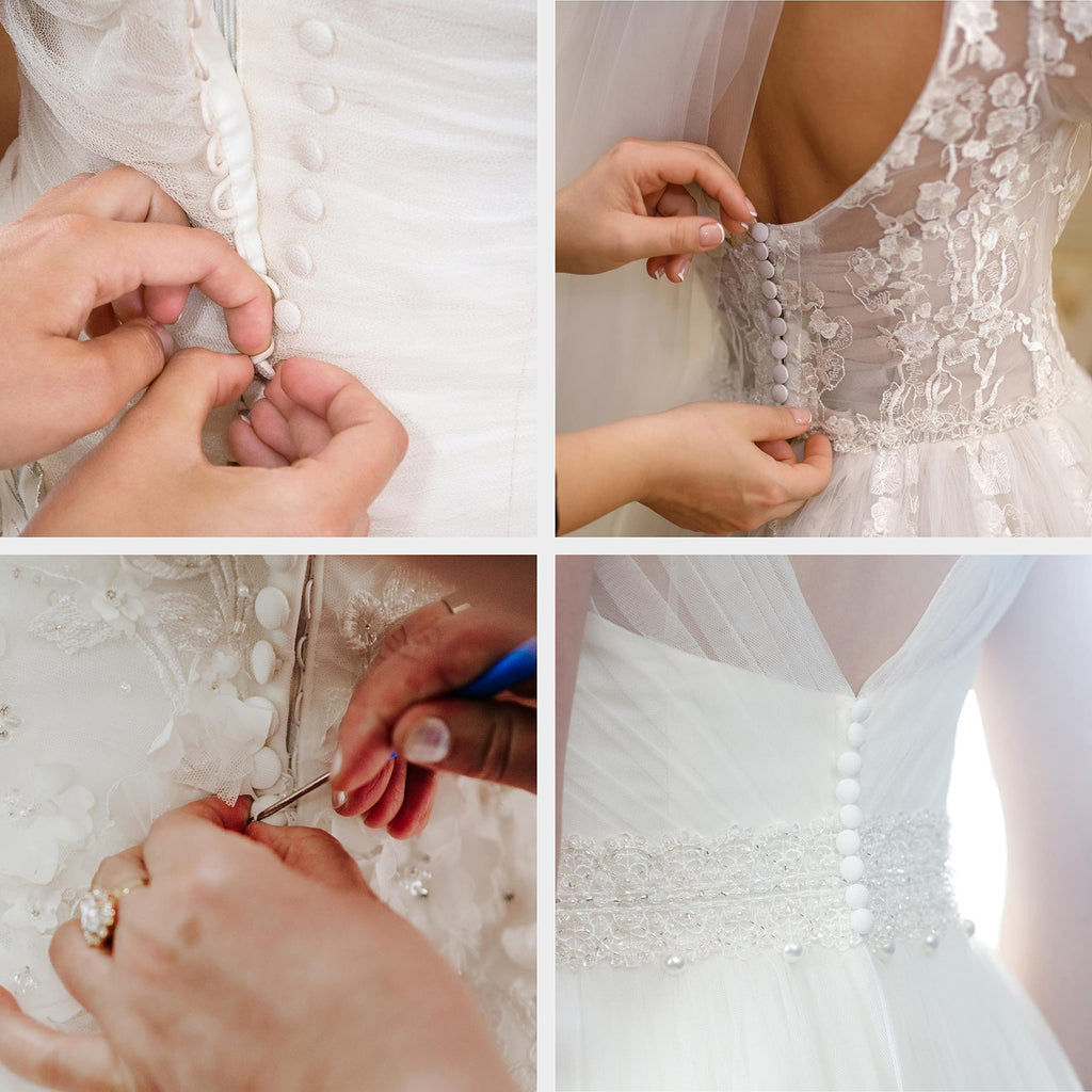 Organza Bridal Buttons
