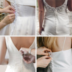 Silk Shantung Bridal Buttons