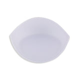 A single white, oval-shaped Padded Bra Cup Insert with stitched edges is shown from above on a white background—perfect for use as a push-up bra insert.