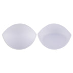 Two Padded Bra Cup Inserts, white and oval-shaped, are displayed side by side on a plain white background.