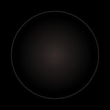 A dark circle with a subtle gradient, centered on a black background, captures the refined elegance of Buffalo Horn Suit Buttons.