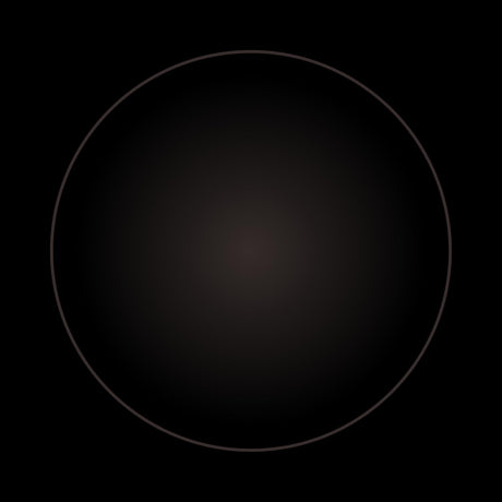 A dark circle with a subtle gradient, centered on a black background, captures the refined elegance of Buffalo Horn Suit Buttons.