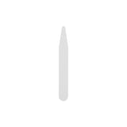 A single, white Collar Stays product with a pointed tip, resembling a plant label or plastic collar stay, is pictured against a plain white background.