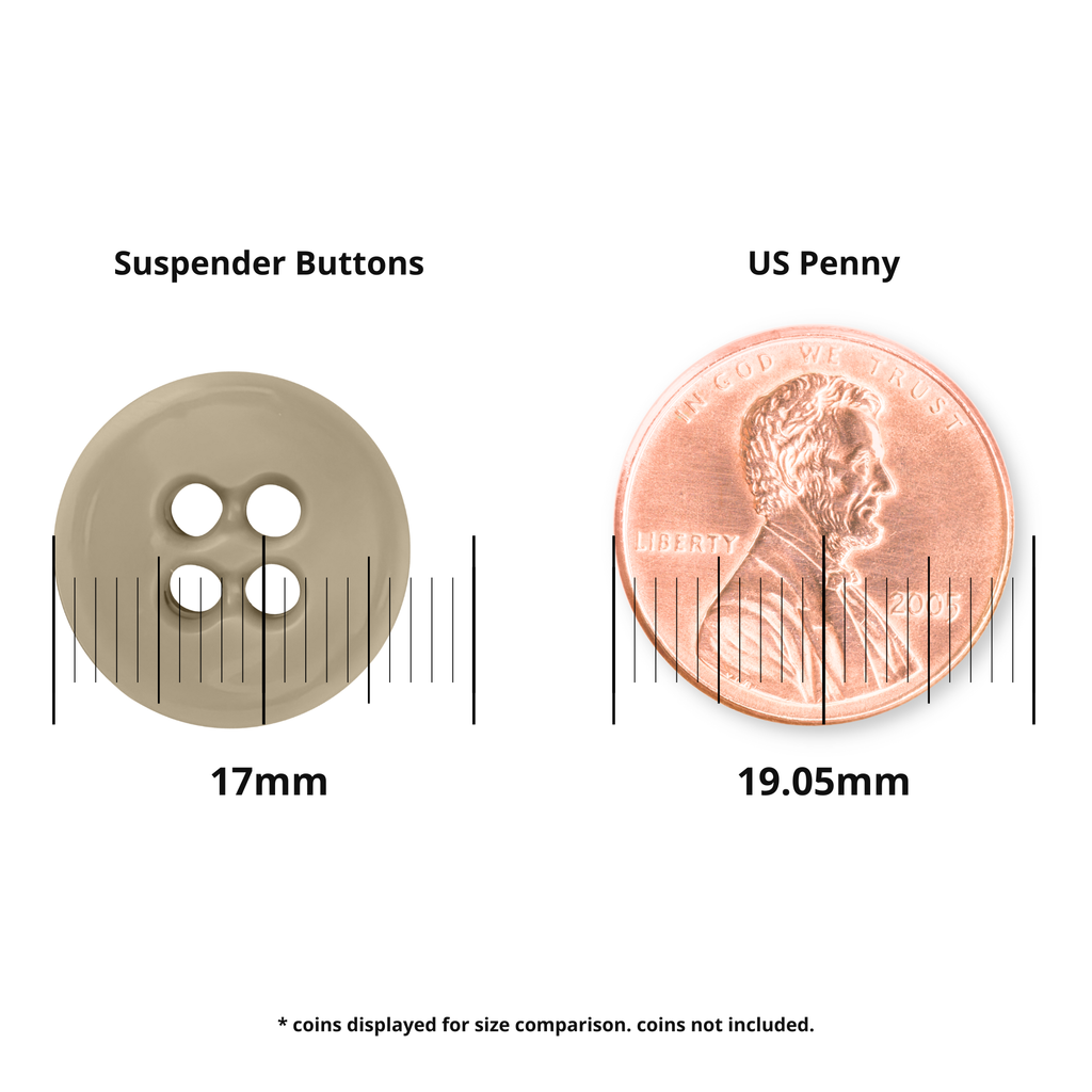 Suspender Brace Pant Buttons